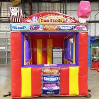Tienda de pie portátil hinchable, tienda de Carnaval inflable, stand de concesión con soplador de aire a la venta