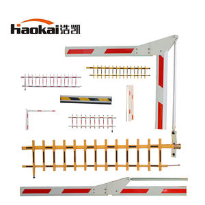 HAOKAI yüksek verimli trafik yönetim sistemi 4.5m düz bom otomatik trafik bariyer kapısı çin üretici DC 24V - Product Image 4