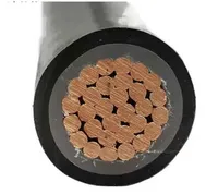Cable de Alimentación de Aluminio/Cobre de 1 Kv y 500 Mcm XLPE, Cable Aéreo Dúplex/Triplex/Druplex con Aislamiento XLPE, Cable ABC 3X70 50mm2