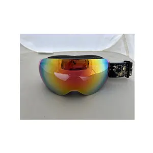 台湾制造Revo涂层镜片雪上运动滑雪安全护目镜，带升华带
