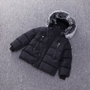 Enfants Bébé Garçons Hiver À Capuche Puffer Manteau Chaud Épaissir Vers Le Bas Veste Outwear - Product Image 3