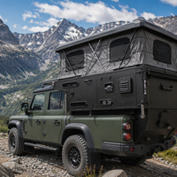 ONLYWE Camping-car coulissant en aluminium pour camion, camping-car pliable pour 4 personnes, tout-terrain, adapté aux Ford Ranger, Toyota Hilux, Ram OEM