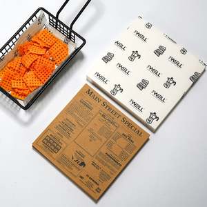 Papier parchemin de haute qualité imprimé avec un logo pour la cuisson des hamburgers et du pain, utilisation industrielle de qualité alimentaire - Product Image 3