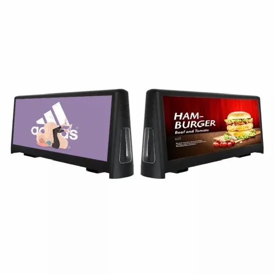 لوحة لافتات عالية السطوع P2.5mm IP65 شاشة عرض LED للإعلانات المتحركة لسطح السيارات وأسقف السيارات وللاستخدام الفيديو
