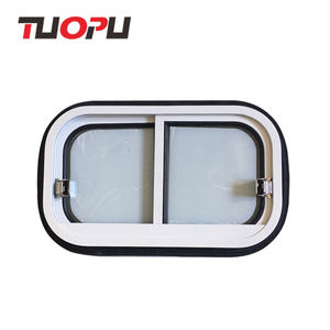 Deniz bağlantı alüminyum alaşımlı su geçirmez sabit pencereler yanmaz sürgülü pencere - Product Image 2