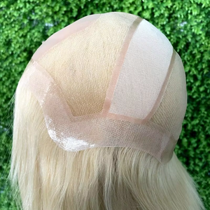 Peluca de Cabello Humano Virgen Europeo con Frente de Encaje y Parte Superior de Monofilamento, Hecha a Mano, Peluca Médica Completa para <span class=keywords><strong>Mujer</strong></span> - Product Image 3
