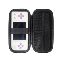 Coque rigide en plastique fermeture éclair voyage stockage eva sac étui pour anbernic rg28xx console de jeu portable étui de protection pour miyoo a30