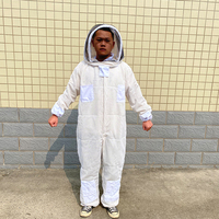 Costume d'abeille respirant avec capuche en voile, vêtement de protection globale de sécurité pour apiculteur 100%