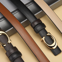 Ceintures à boucle lettre C personnalisées pour femmes, en cuir PU de couleur unie, vente chaude d'usine