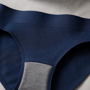 Ensemble soutien-gorge à armatures doux et couvrant indigo Morning Mist pour femme et culotte gainante taille haute, bonnets D-G, grande taille, effet rafraîchissant - Product Image 6