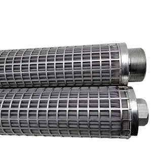Featured product 5 micron 10inch metal filter cartridge SS304/SS316L material for agressive solvents filtration in chemicals