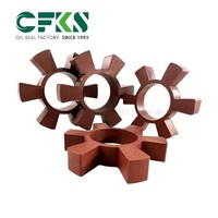 Couplage araignée à haute élasticité personnalisé CFKS, insert de couplage à mâchoires en caoutchouc T95 pour l'absorption des chocs, pour couplage d'arbre