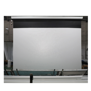 Pantalla de proyector motorizada de alta calidad, pantallas de proyección de elevación automática con Control remoto motorizado 16:9 de 300 pulgadas - Product Image 1