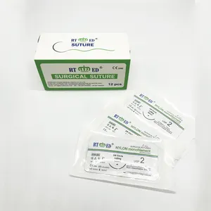 Dental instruments Polyamide Suture Disposable Non-Absorbable Sterile soft Nylon Surgical Suture