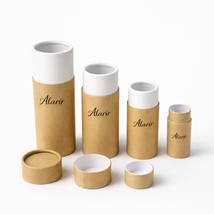 Custom Perfume <b>Box</b> <b>Round</b> Cardboard Paper Tube Soft Touch Finish High End Perfume Packaging for Retail Wholesale - Product Image 1