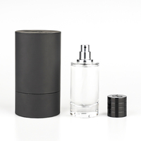 Flacon de parfum en verre de 30 ml avec emballage en boîte, flacons de parfum vides en verre de 30 ml et 50 ml, flacons de parfum rechargeables de 50 ml