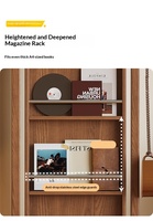 Porte-manteau en bois avec miroir intégré et armoire de rangement rotative pour chambre à coucher, mobilier de maison