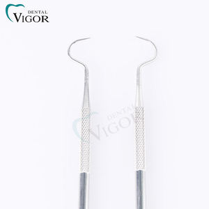 Kit d'outils et d'instruments dentaires pour technicien dentaire : Pince orthodontique, Pince à épiler et Miroir (3 pièces) - Product Image 2
