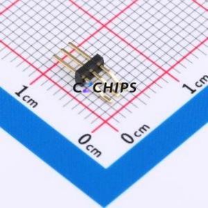 X1311WRS-03J-C40D42 Pin Header SMD,P=1.27mm,Horizontal Mount Connector ( Pin Structure: 1x3P )( Pitch: 1.27mm )( Row Spacing: - Product Image 1
