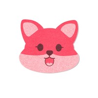 Éponge de bain et de douche en cellulose compressée 100% naturelle, motif animaux mignons, pour lavage corporel, exfoliation douce