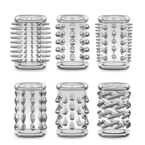 6 unids/set anillo para pene G-spot estimular anillo para pene juguetes sexuales para hombres bloqueo retraso eyaculación anillo para pene artículos íntimos Sex Shop - Product Image 1