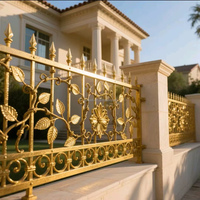 Designs modernes de balustrades de balcon en fer forgé, clôtures de balcon élégantes et stylées