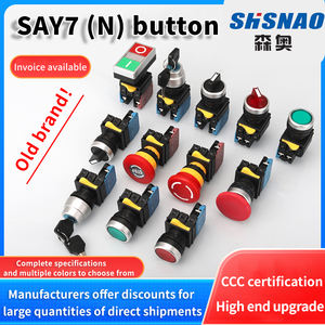 Bouton d'arrêt d'urgence SHSNAO SAY7N1-01ZS de haute qualité à bas prix, 40 mm, à simple contact normal - Product Image 4