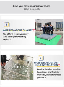 ถังเพาะเลี้ยงปลาขนาดใหญ่ ทนทาน กันน้ำ ผลิตจาก PVC พร้อ<span class=keywords><strong>ม</strong></span>โครงสแตนเลส รว<span class=keywords><strong>ม</strong></span>ถึงปั๊<span class=keywords><strong>ม</strong></span>กรองและตัวเลือกปรับแต่งได้ - Product Image 5