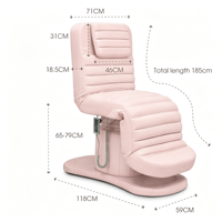 Table de massage électrique inclinable RJ la plus populaire pour salon de beauté, spa, soins du visage, extensions de cils et tatouage – À vendre