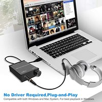 Convertidor de Audio USB DAC, puerto USB tipo B Audio USB a Coaxial S/PDIF convertidor Digital a señal analógica