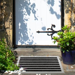 Tapis de porte d'entrée commercial <span class=keywords><strong>WD</strong></span> en plastique et acier, lavable, à motif animalier, anti-poussière - Product Image 2