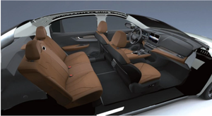 รถยนต์เชอรี่ ทิกโก 8 โปร เครื่องยนต์เบนซิน พวงมาลัยซ้าย เบาะหนัง ปี 2024 รถ SUV ขนาดกลาง 7 ที่นั่ง รถใหม่ พร้อมหลังคาซันรูฟแบบพาโนรามา - Product Image 6