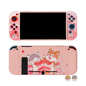 เคสนิ่มสำหรับ Nintendo Switch,เคสไดอารี่ลายการ์ตูนสุนัขและ<span class=keywords><strong>แมว</strong></span>กันน้ำสำหรับ Nintendo Switch - Product Image 2