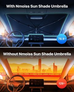 Parasoles Plegables Personalizados <span class=keywords><strong>para</strong></span> Coche, Bloqueadores de Rayos UV 190T, <span class=keywords><strong>Protector</strong></span> de <span class=keywords><strong>Parabrisas</strong></span> Delantero <span class=keywords><strong>para</strong></span> Niños, <span class=keywords><strong>para</strong></span> Camiones, Bolsa PE, Geométrico - Product Image 5