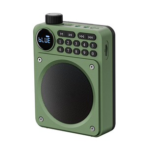 วิทยุ FM แบบพกพา 3-in-1 พร้อมลำโพงบลูทูธ เครื่องเล่น MP3 แบบใช้การ์ด SD วิทยุขนาดเล็กแบบชาร์จไฟได้พร้อมจอ LED และช่องเสียบหูฟัง - Product Image 3