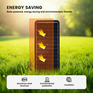 Farola Solar Integrada Todo en Uno con Panel Solar de Doble Cara Lifepo4 Smd5054 Led - Product Image 4