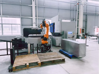 Centre de pliage de panneaux CNC entièrement automatique et flexible avec moteur pour le pliage de tôles en acier au carbone
