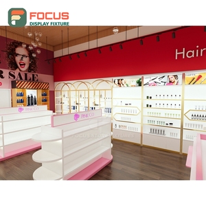 Modern Hair Extension Display Cabinet Glass Door Lockable Drawer Multi Tier Shelf Display Cabinet Fixture - Product Image 1