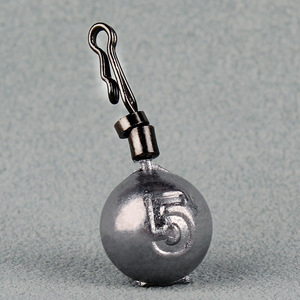 Premium Running Sinker 5g Lead Alloy Swivel <b>Snap</b> <b>Hook</b> Freshwater Fishing Gear - Product Image 1
