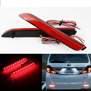 Luces LED para Parachoques Trasero para Toyota Alphard, Carcasa Roja/Negra, 12V, Luces Traseras para Auto LX2830100 - Product Image 1