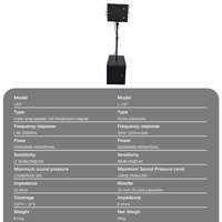 Sistema de Altavoces de Línea de Columna Doble de 5 Pulgadas con Neodimio DBK y Subwoofer Activo de 15 Pulgadas para Escenarios, Eventos y Clubs