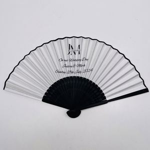 Abanico Plegable de Bambú QM Folk Art para Boda, Decoración China Tallada e Impresa, Recuerdos de Boda, Abanico de Bambú Folclórico para Damas de Honor - Product Image 6