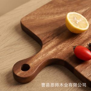 Tabla de Cortar de Madera de Acacia, 33x20x1.5 cm, Rectangular, Madera Maciza, para Cocina, Uso Doméstico - Product Image 5