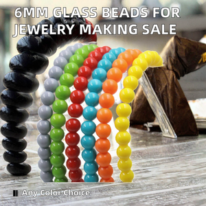 6mm Round Multi-color Glass Beads in <b>Box</b> for Jewelry Making-Competitive Price HK EXPORTS Brand Third <b>Party</b> Certified - Product Image 2