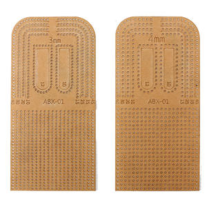 Regla de Cálculo de Posicionamiento de Perforación de Acrílico Transparente, <span class=keywords><strong>Plantilla</strong></span> de Esténcil para Herramientas de Fabricación de Cuero, de 3 mm a 4 mm - Product Image 6