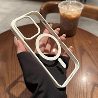 Coque de téléphone magnétique à chargement sans fil pour iPhone 16 15 13 14 12 11 Pro Max Mini X Xs Xr 7 8 Plus SE
