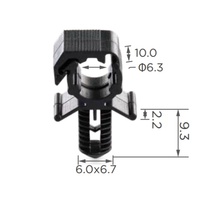 Clip de retenue du filtre à air 0HC, loquet de fixation du boîtier du filtre à air