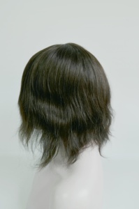 Parrucca piena del merletto di colore 1B dei capelli umani di azione dei capelli umani eleganti 100% per gli uomini - Product Image 6