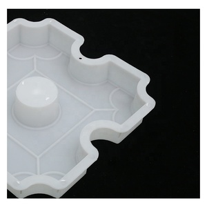 Nhựa đúc sẵn bê tông khoe khối khuôn cho ngoài trời PP ABS Khuôn lát gạch với hoa mẫu cỏ trồng vỉa hè - Product Image 3