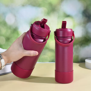 Bottiglia d'Acqua da Viaggio in Acciaio Inox con Isolamento Sottovuoto a Doppia Parete, Personalizzabile con Incisione Laser, Antigoccia, Bocca Larga, 18oz/32oz - Product Image 5